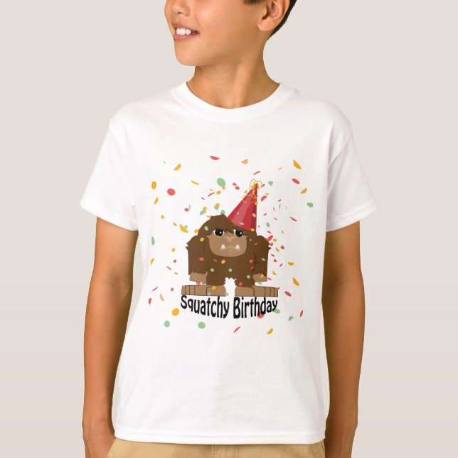 Squatchy Birthday T-Shirt (Vorderseite)