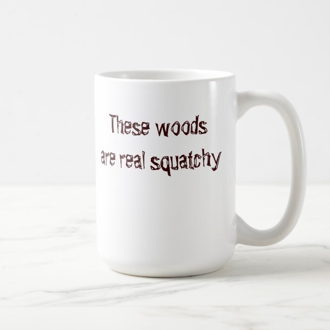 squatchy Holz-Tasse Kaffeetasse (Rechts)
