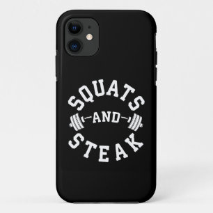 Squats und Steak, Leg Day - Funny Workout Case-Mate iPhone Hülle