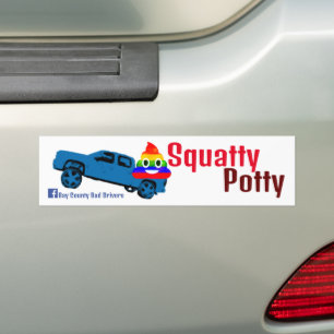 Squatty Potty Autoaufkleber