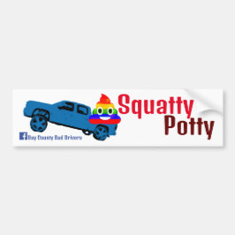 Squatty Potty Autoaufkleber