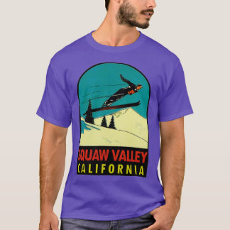 Squaw Valley Skifahren T-Shirt