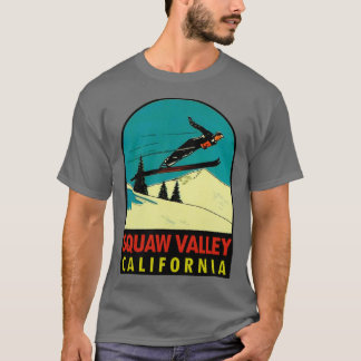 Squaw Valley Skifahren T-Shirt