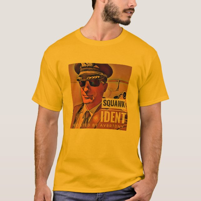 Squawa-Ident-Podcast-Kleidung T-Shirt (Vorderseite)