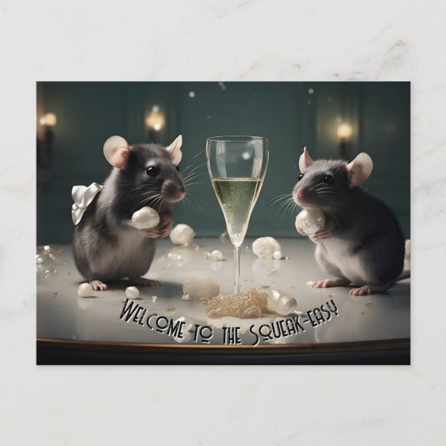 Squeak Easy Postkarte (Vorderseite)