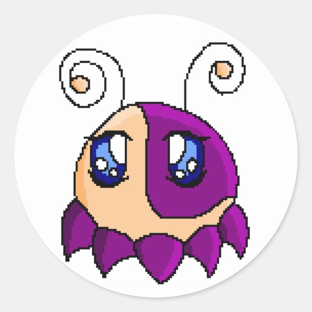 Squee Runder Aufkleber (Vorderseite)