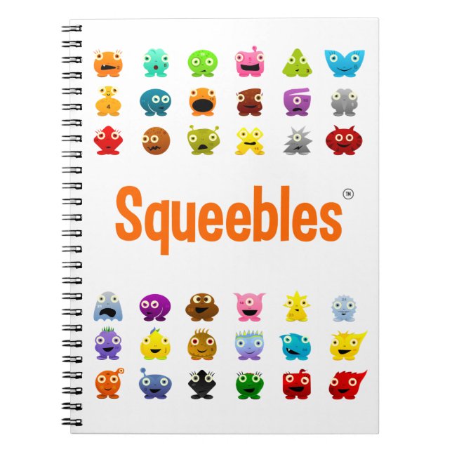 Squeebles Notizbuch Notizblock (Vorderseite)
