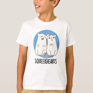 Squeekherzen Funny Mouse Sweetheart Pun T-Shirt