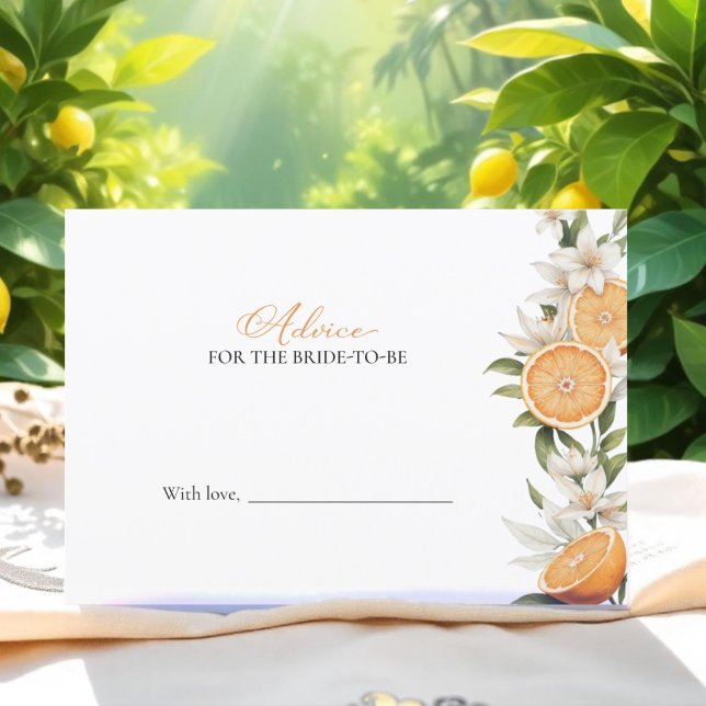 Squeeze Brautparty Advice for Bride Card Einladung (Von Creator hochgeladen)