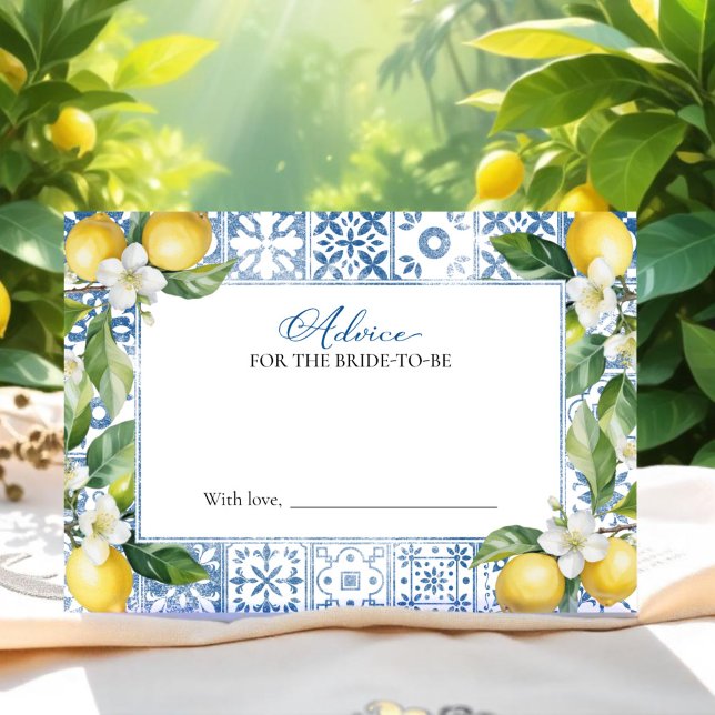 Squeeze Brautparty Advice for Bride Card Einladung (Von Creator hochgeladen)