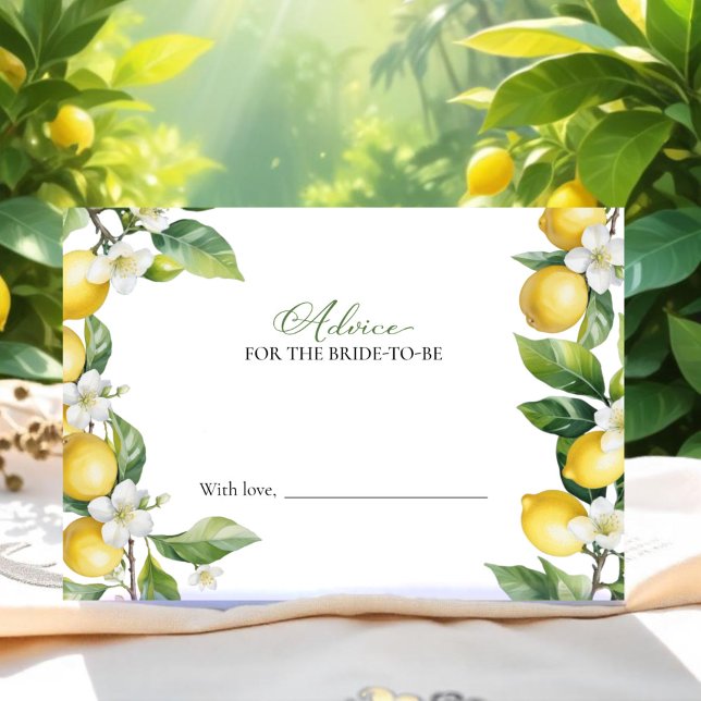 Squeeze Brautparty Advice for Bride Card Einladung (Von Creator hochgeladen)