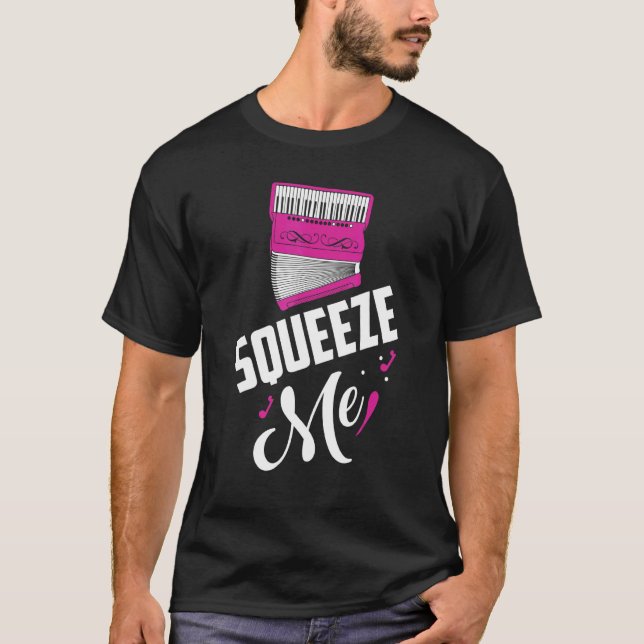 Squeeze Me Music Polka T-Shirt (Vorderseite)