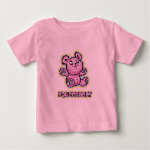 Squeeze Me Teddy Bär Cartoon Baby T-shirt