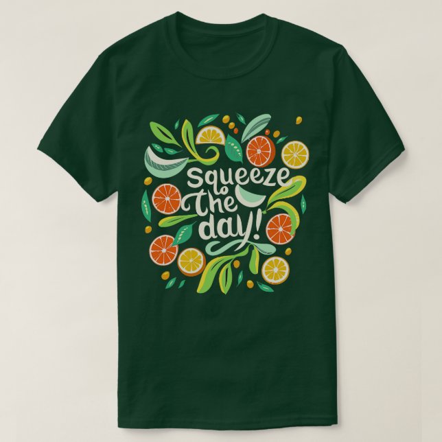 Squeeze the Day Lemon 1 T-Shirt (Design vorne)