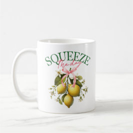 Squeeze the Day Vintage-Limonen-Botanik Kaffeetasse