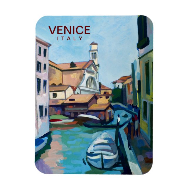 Squero di San Trovaso - Venedig, Italien Magnet (Vertikal)