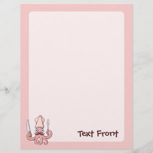 Squid-Chef-Cartoon Flyer