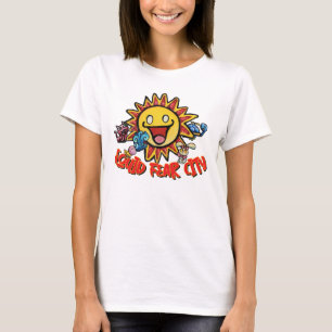 Squid Fear City Grafik T-Shirt