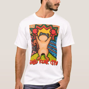 Squid Fear City Grafik Weiße T-Shirts