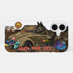 Squid Fear City RHINO EDITION iPhone 16 Hülle