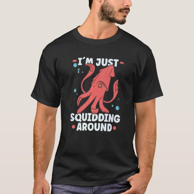 Squid  Octopus  Squid Marine Biologist  5 T-Shirt (Vorderseite)