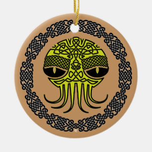 Squidmas Verzierung - obskur Keramikornament