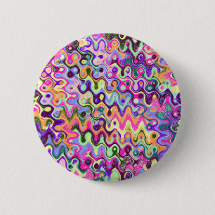 Squiggle-Kunst-Knopf Button