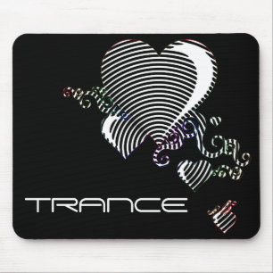 Squiggleherzen. Trance Mousepad