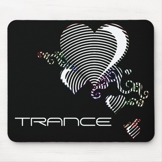 Squiggleherzen. Trance Mousepad (Vorne)