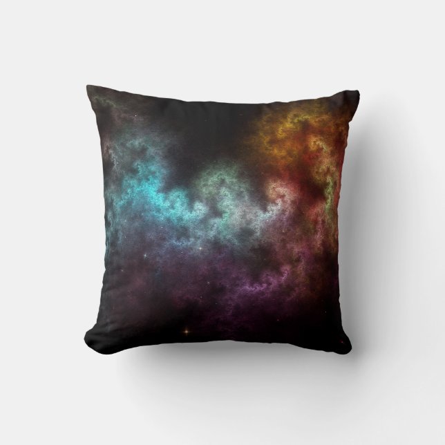 Squiggley Nebula Star Dust Cloud CRQENH Kissen (Vorderseite)