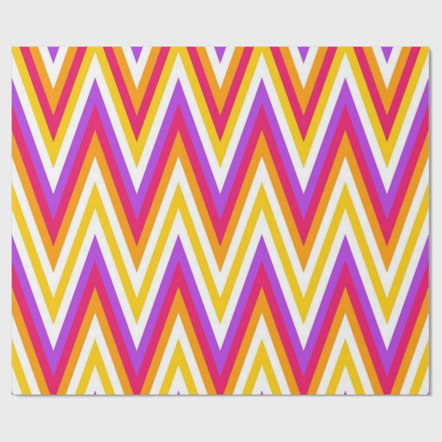 Squiggly Colors Geschenkpapier (Flach)