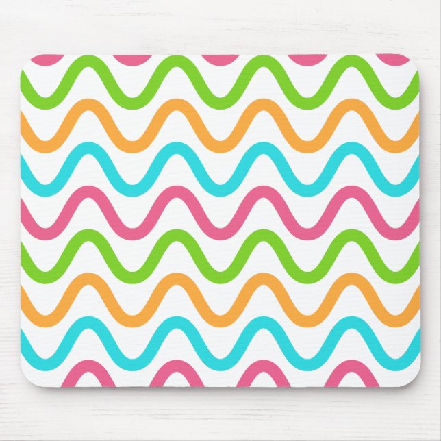 Squiggly Egg Paint Mousepad (Vorne)