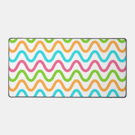 Squiggly Egg Paint Schreibtischunterlage