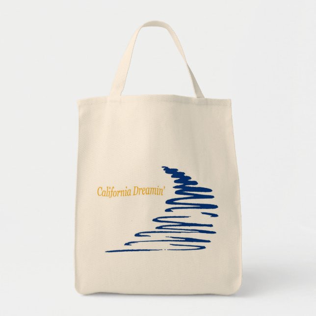 Squiggly Lines_California Dreamin Tasche (Vorne)