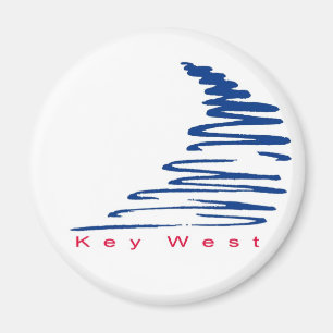 Squiggly Lines_Key Westmagnet Magnet
