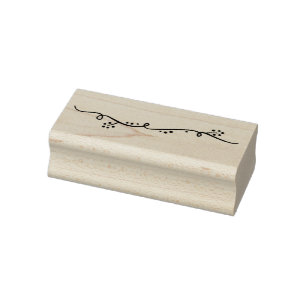 Squiggly Linie Nr. 5 Gummistempel