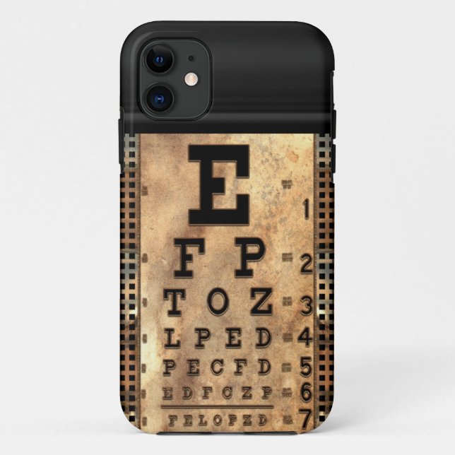 Squint Vintage Coole Ophthalmologie Case-Mate iPhone Hülle (Rückseite)