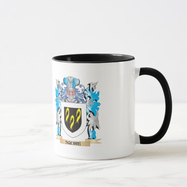 Squire-Wappen - Familienwappen Tasse (Rechts)