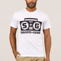 Squirm und Mikrobe offizieller Boombox Logo-T -