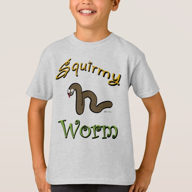Squirmy Wurm T-Shirt (Vorderseite)