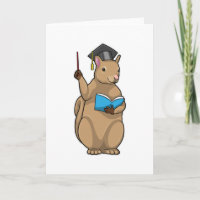 Squirrel as Teacher with Book
