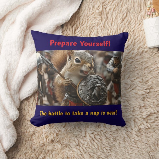Squirrel Battle Kissen (Decke)