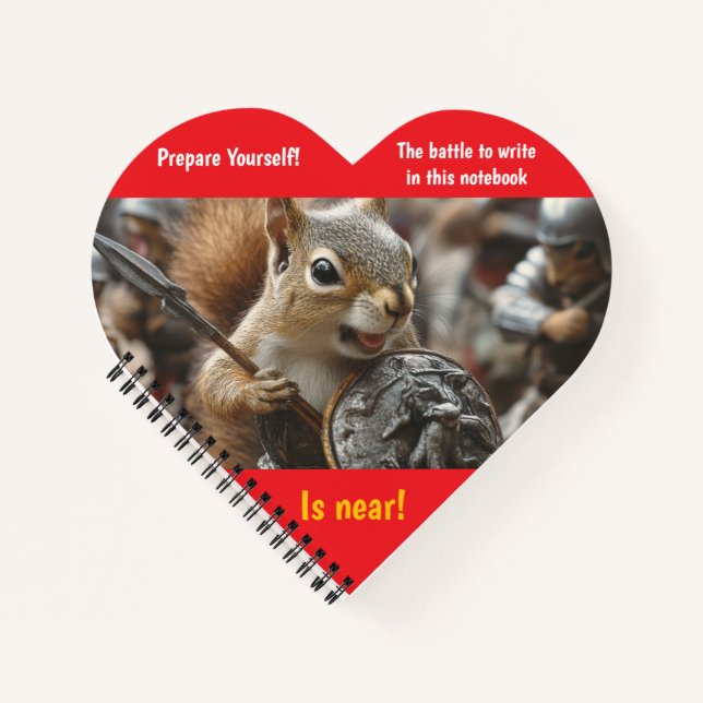 Squirrel Battle Notizbuch (Vorderseite)