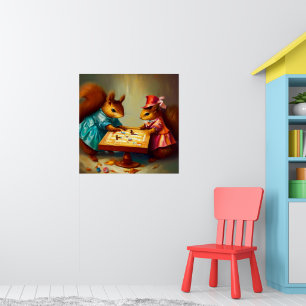 Squirrel Board Game Poster