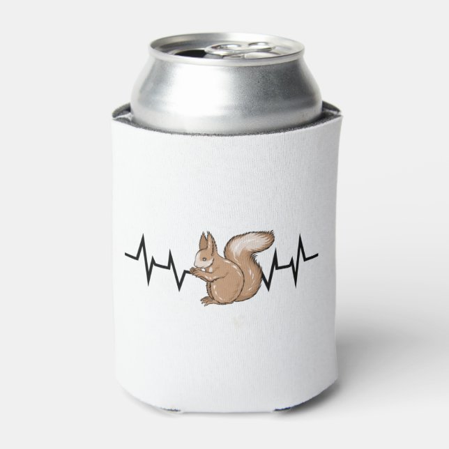 Squirrel Heartbeat Dosenkühler (Kanne Vorderseite)