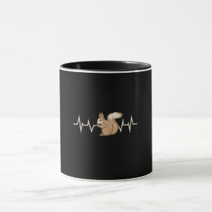Squirrel Heartbeat Tasse