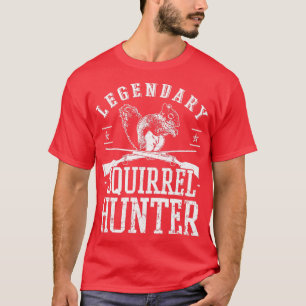 Squirrel Hunter Riffle Shotgun Jagd Wildlife T-Shirt