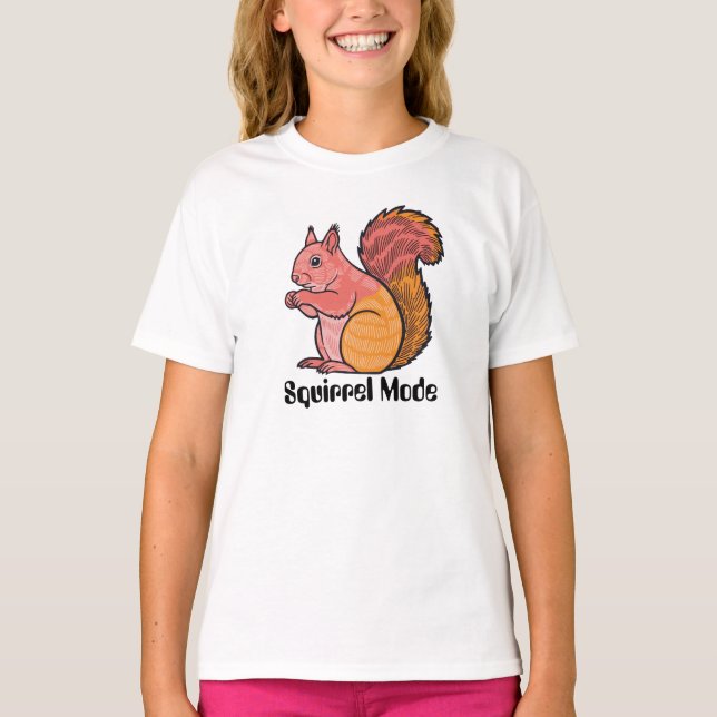 Squirrel Mode T-Shirt (Vorderseite)