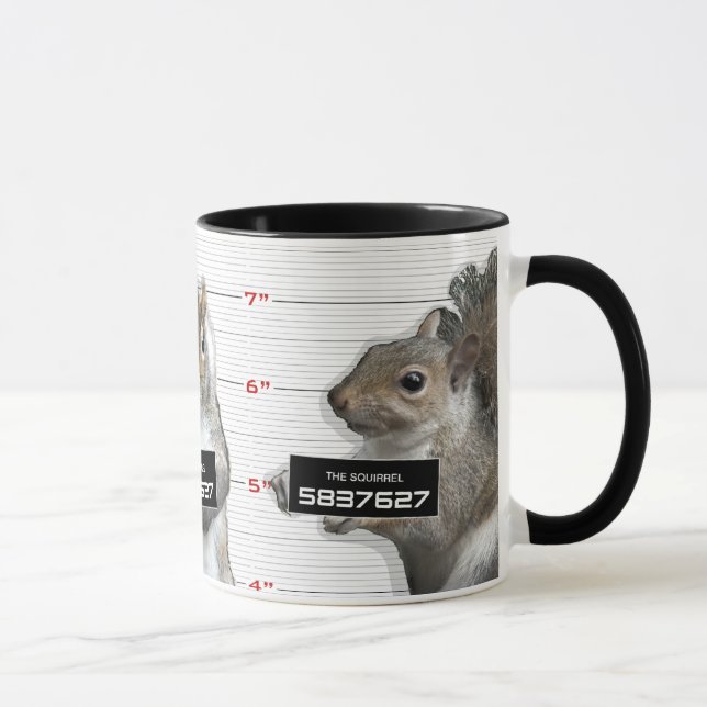 Squirrel Mug Shot Tasse (Rechts)