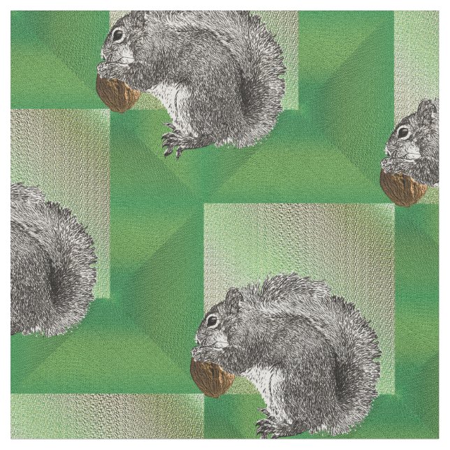Squirrel Nuts Stoff (Nahaufnahme)